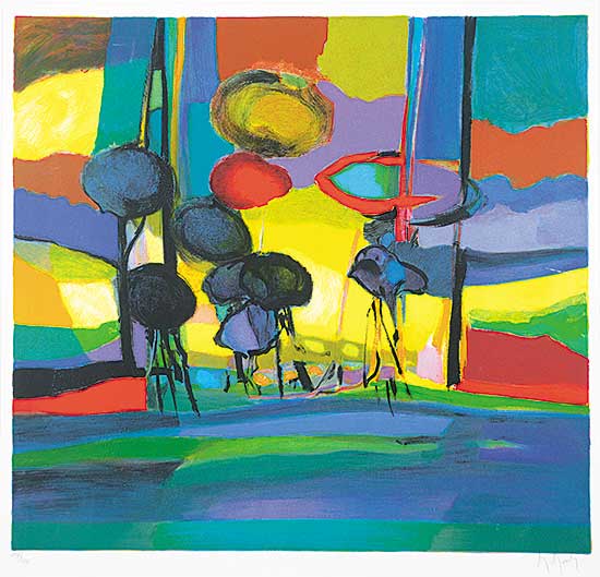 #1287 ~ Mouly - La Clairiere [Lumiere Jaune]  #218/300