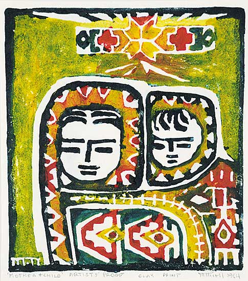 #1291 ~ Nicoll - Mother and Child  #Artists Proof