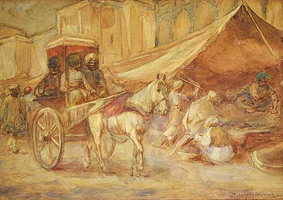 #1355 ~ Sheldon-Williams - Untitled - In the Bazaar