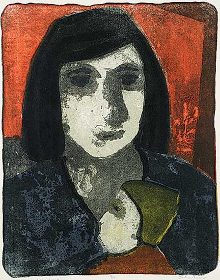 #1372 ~ Snow - Stained Window  #3/25