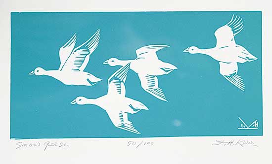 #1537 ~ Kerr - Snow Geese  # 50/100