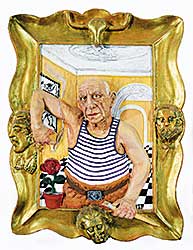 #1269 ~ McLean - Untitled - Picasso, Self Portrait  #4/20