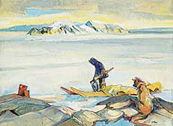#1321 ~ Ross - Untitled - Arctic Scene