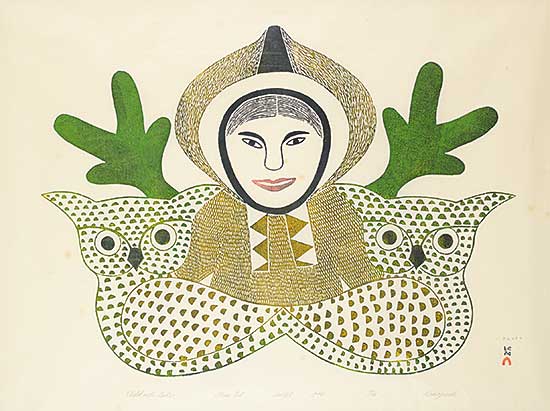 #14 ~ Ashevak - Child With Owls  #16/50