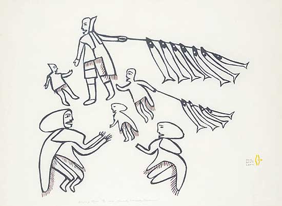 #66 ~ Oonark - Drying Fish  #38/50