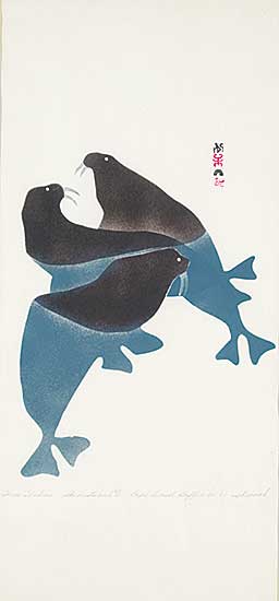 #70 ~ Petaulassie - Three Walrus  #40/50