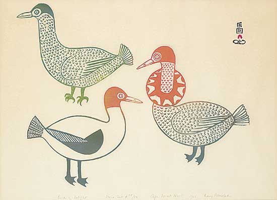 #77 ~ Pitseolak - Birds of Delight  #28/50