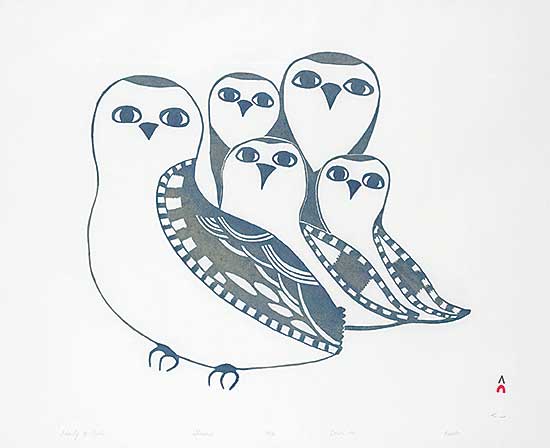 #84 ~ Pudlat - Family of Owls  #48/50