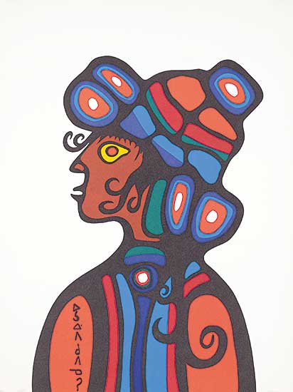 #236 ~ Morrisseau - Untitled - Shaman's Apprentice