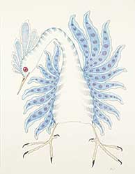 #100 ~ Inuit - Untitled - Blue Bird