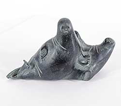#116 ~ Inuit - Untitled - Two Seals