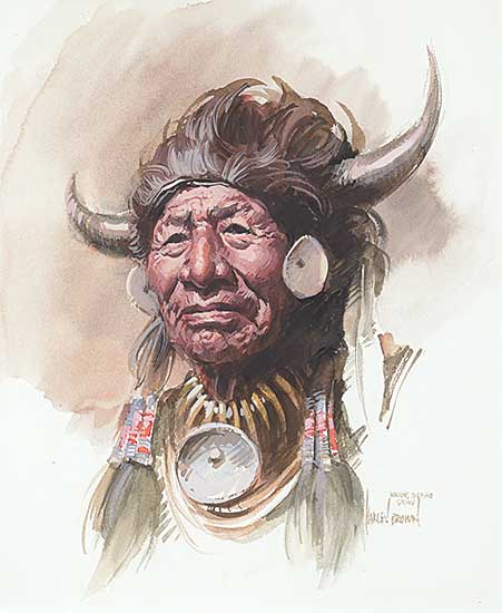 #9 ~ Brown - Walking Buffalo, Stony