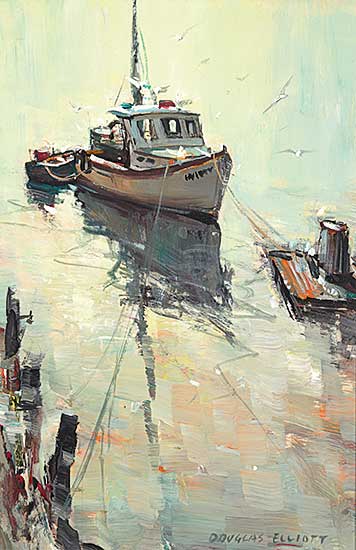 #24 ~ Elliott - Lobster Boat Motif