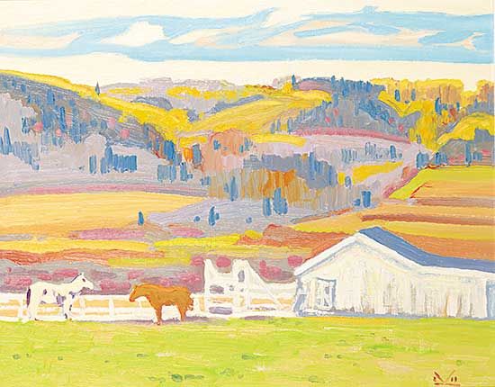 #44.1 ~ Kerr - Autumn Chinook [White Barn #2]