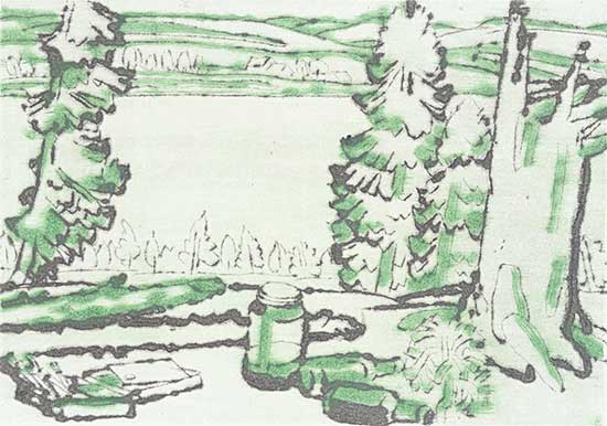 #56 ~ Milne - Painting Place / Hilltop