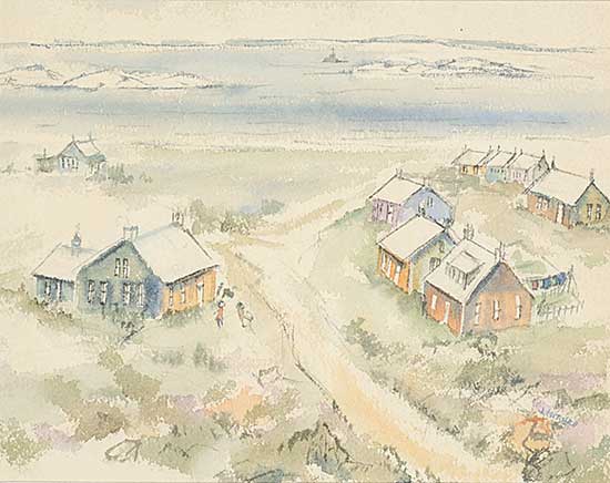 #58 ~ Mitchell - Untitled - View of the Harbour