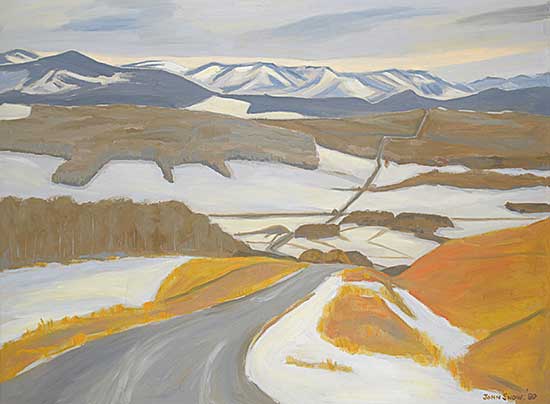 #89 ~ Snow - Road Through the Hills No. 1