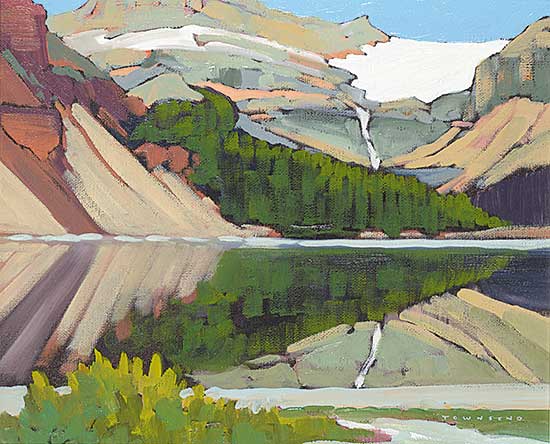 #94 ~ Townsend - Bow Lake at Dusk, Banff National Park