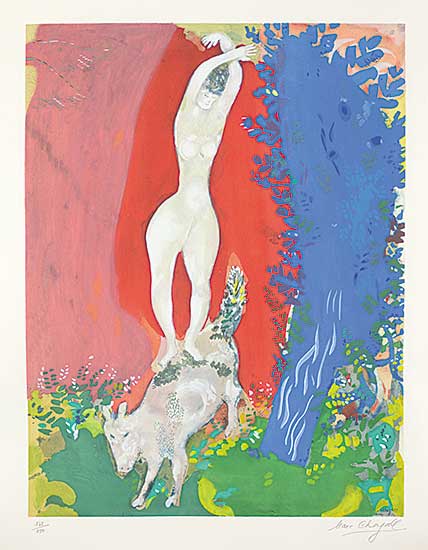 #301 ~ Chagall - Femme de Cirque [Circus Woman]  #148/150