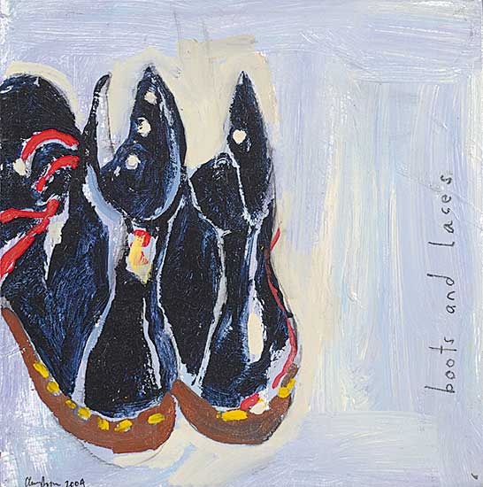 #411 ~ Dryer - Boots and Laces