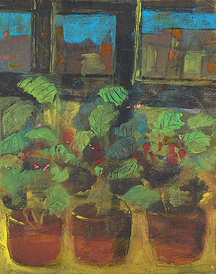 #420 ~ Caiserman-Roth - Untitled - Flowers on the Window Sill
