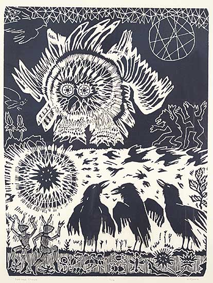 #437 ~ Mackie - Owl and Crows  #9/16