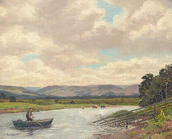 #440 ~ MacLaren - Untitled - The Fisherman in a Boat