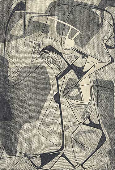 #453 ~ Perrott - After Martha Graham  #A/P