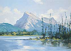 #478 ~ Wood - Vermillion Lk. and Mt. Rundle