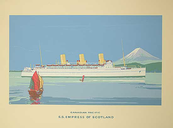 #1047 ~ Fraser - Empress Canadian Pacific S.S. Empress of Scotland
