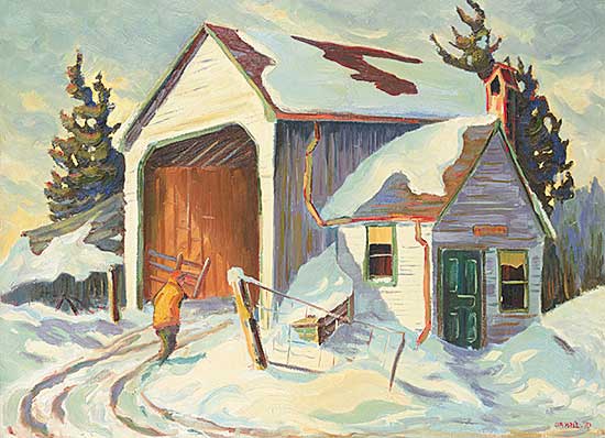 #1065 ~ Hall - Untitled - Winter Chores