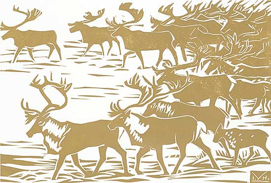 #1090 ~ Kerr - Caribou Trek  #A/P