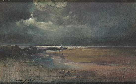 #1120 ~ Napier - The Firth, by Moonlight