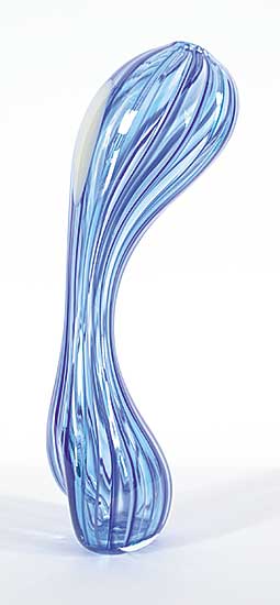 #1450 ~ Mossop - Blue Shapely Vase