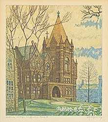 #1079.1 ~ Hornyansky - Victoria College in Spring, Toronto