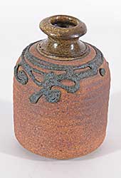 #1308 ~ Drahanchuk - Narrow Top Vase with Pattern