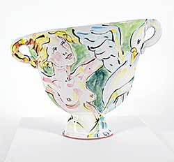#1336 ~ Selfridge - Leda and Swan Vase