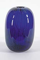 #1421 ~ Henry - Shades of Blue Vase