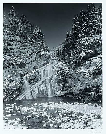 #1016 ~ Willock - Cameron Falls, October Snowfall