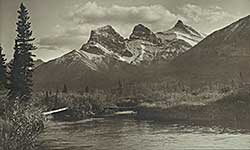 #317 ~ Harmon - Untitled - The Three Sisters, Canmore