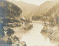 #332 ~ Notman - 1766 - Caribou Bridge, Fraser Canyon