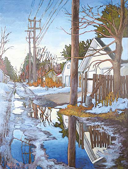 #31 ~ Duke - Untitled - Edmonton Lane in Winter