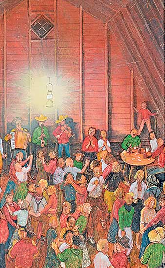 #58 ~ Kurelek - The Barn Dance [The Happy Canadian]