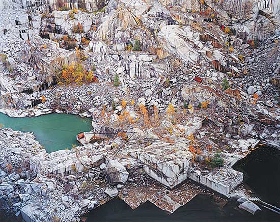 #213 ~ Burtynsky - Rock of Ages #24, Abandoned Section, Rock of Ages Quarry, Barre, Vermont  #2/10