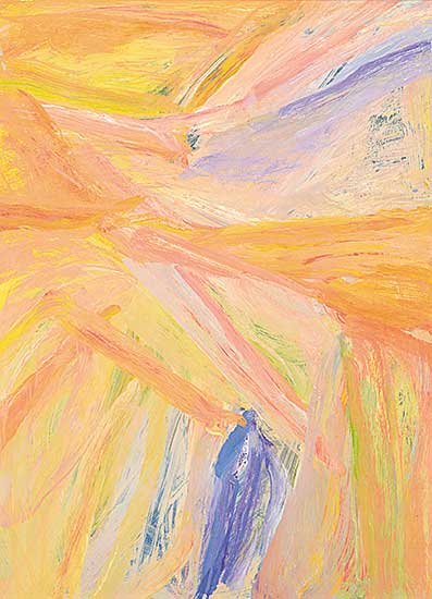 #237 ~ Smith - Untitled - Tangerine Abstract