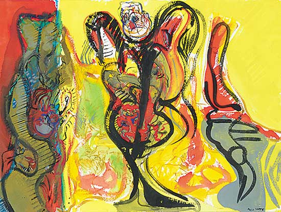 #406 ~ Benca - Untitled - Abstract Female Figure