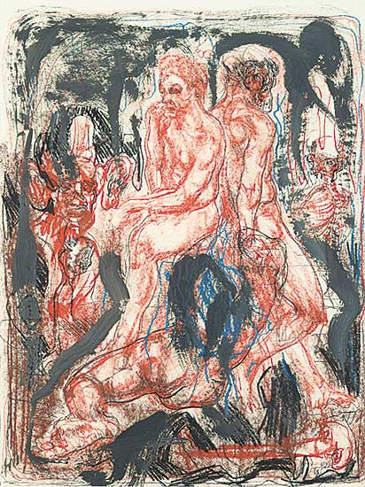 #408 ~ Benca - Untitled - Male Figures