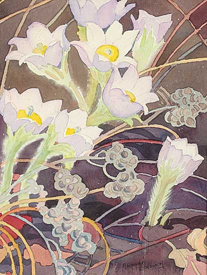 #413 ~ Brown - Prairie Anemone