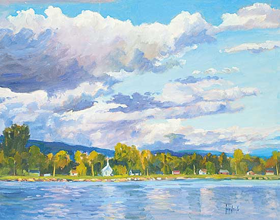 #444 ~ Hedrick - Ft. Langley Landscape