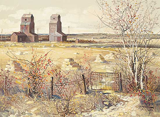 #504 ~ Chan - Untitled - Grain Elevators